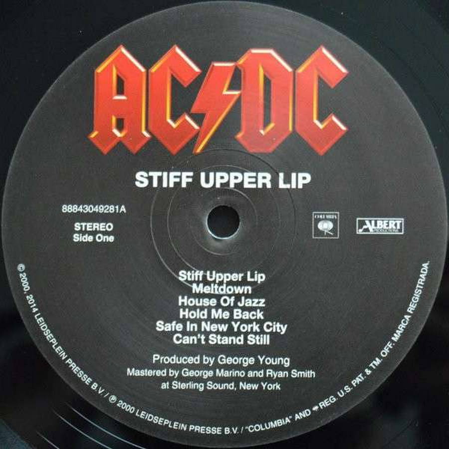 AC/DC – Stiff Upper Lip (180g) - Купить виниловую пластинку