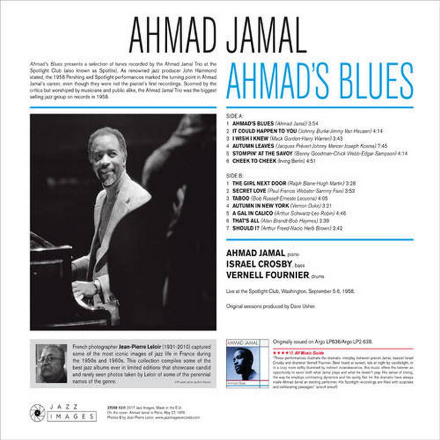 Ahmad Jamal – Ahmad's Blues - Купить виниловую пластинку