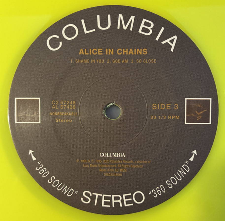 Alice In Chains – Alice In Chains (2LP yellow) - Купить виниловую пластинку