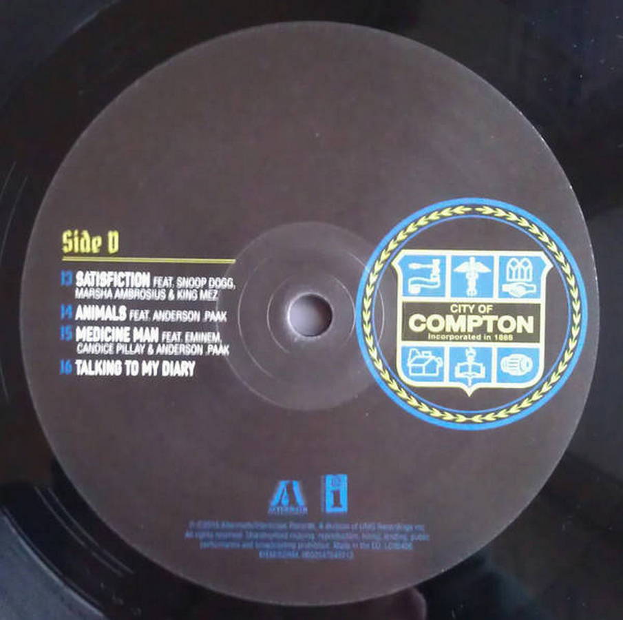 Dr. Dre – Compton (A Soundtrack By Dr. Dre) 2LP - Купить виниловую ...
