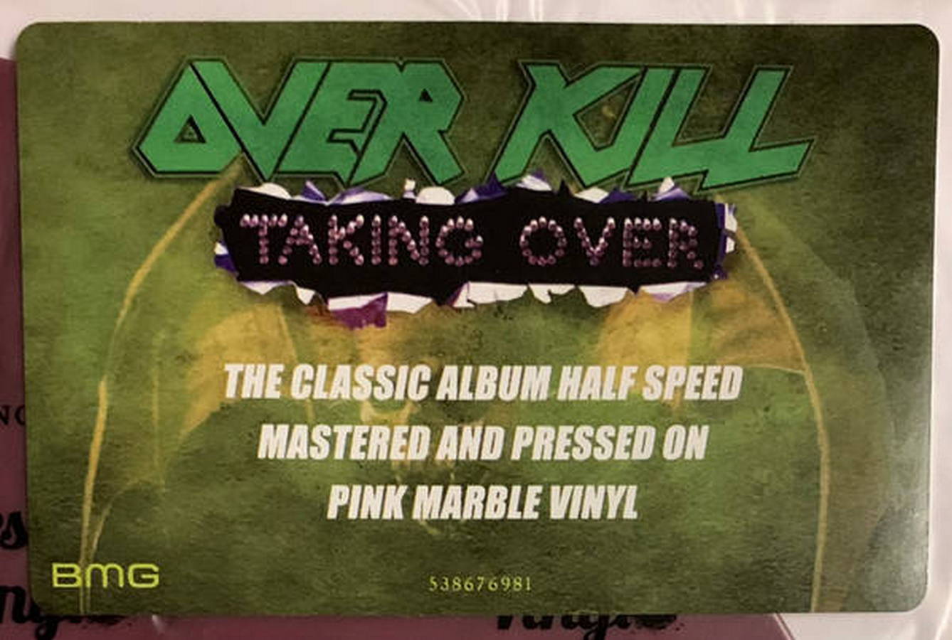 Overkill – Taking Over (pink marble) - Купить виниловую пластинку