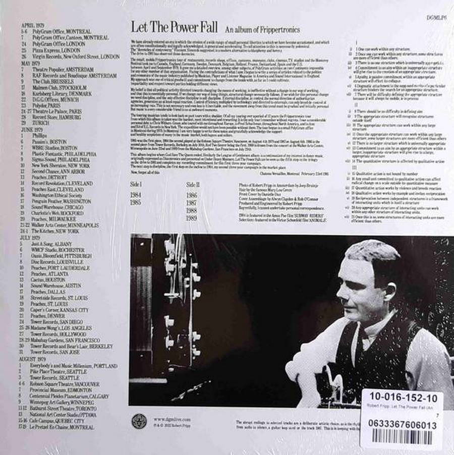 Power Fall Robert Fripp – Let The Power Fall - Купить виниловую пластинку