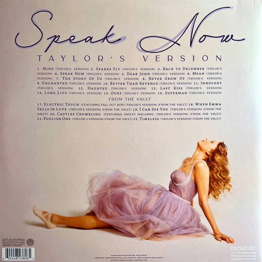Taylor Swift – Speak Now (Taylor's Version) 3LP violet marble - Купить ...