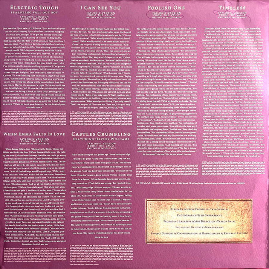 Taylor Swift – Speak Now (Taylor's Version) 3LP violet marble - Купить ...