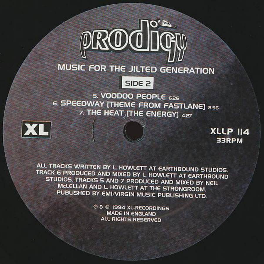 The Prodigy – Music For The Jilted Generation (2LP) - Купить виниловую ...