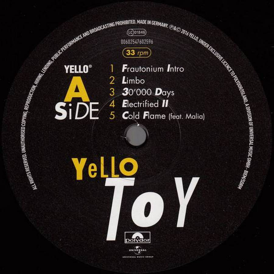 Yello – Toy (2LP) - Купить виниловую пластинку