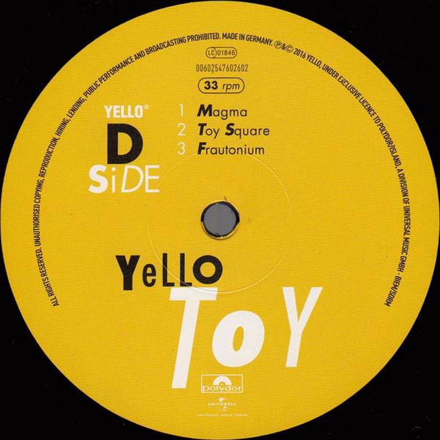 Yello – Toy (2LP) - Купить виниловую пластинку